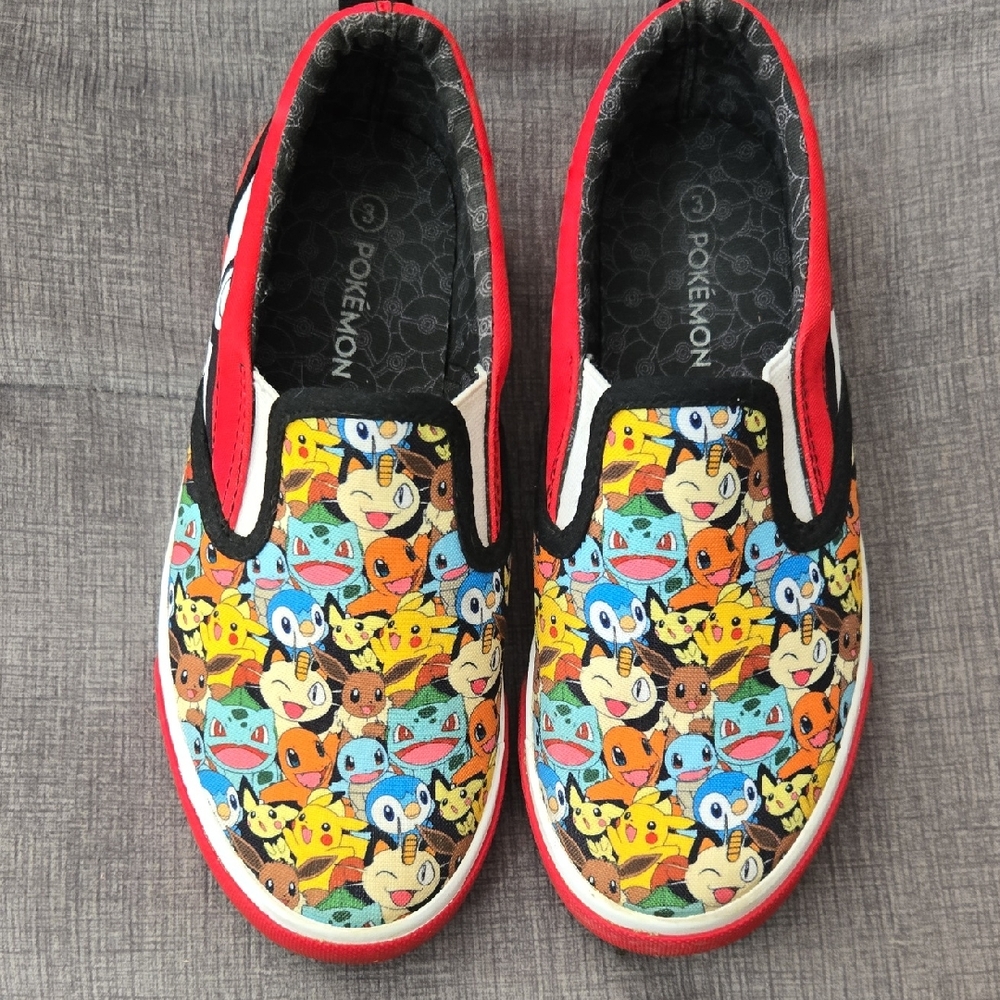 Colorful Pokémon Kids Sneakers
